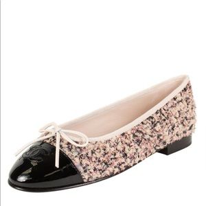 Chanel ballet flats.